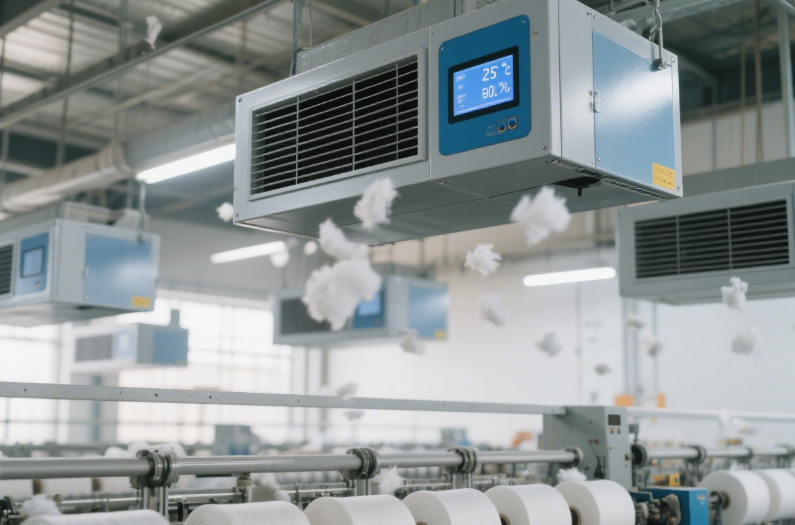 紡織空調解決紡織車間溫濕度難題